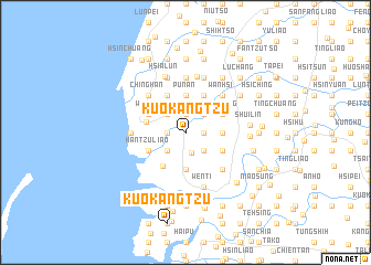 map of Kuo-kang-tzu