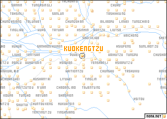 map of Kuo-k\