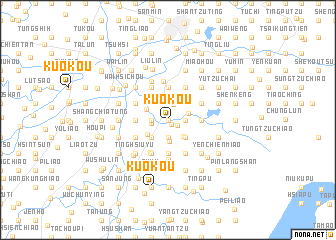 map of Kuo-kou