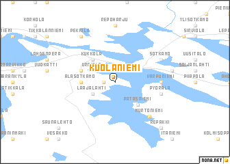 map of Kuolaniemi
