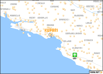 map of Kupari