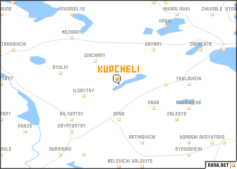 map of Kupcheli