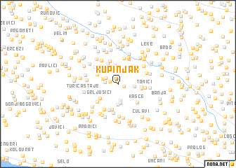map of Kupinjak