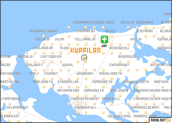 map of Kuppilan
