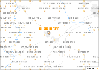 map of Kuppingen