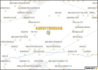 map of Kupriyanovka