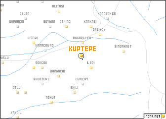 map of Küptepe