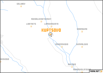map of Kuptsovo