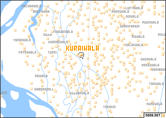 map of Kurāīwāla