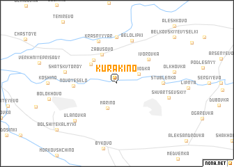 map of Kurakino