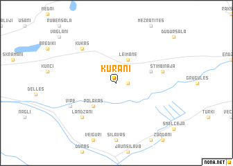 map of Kurāni