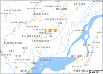 map of Kurar