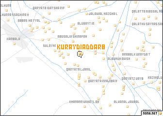 map of Kuraydī ad Darb