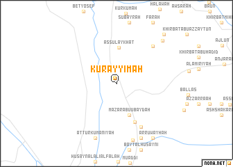 map of Kurayyimah