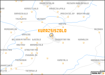 map of Kurázsiszőlő