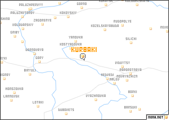 map of Kurbaki