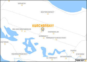 map of Kurchanskiy