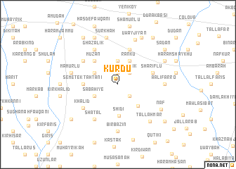 map of Kurdū