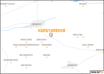 map of Kurdyumovka