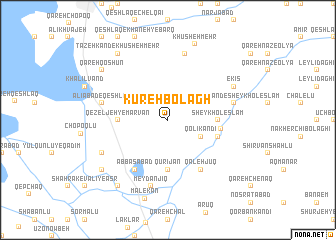 map of Kūreh Bolāgh