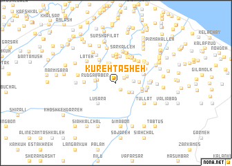 map of Kūreh Tāsheh