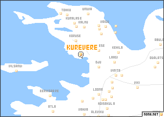 map of Kurevere