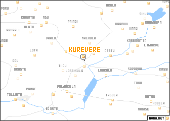 map of Kurevere