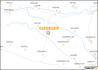 map of Kurgashim