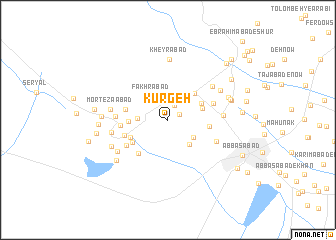 map of Kūrgeh