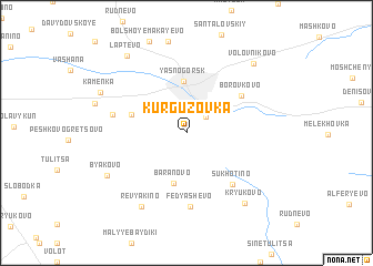 map of Kurguzovka