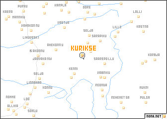 map of Kurikse