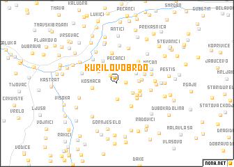 map of Kurilovo Brdo