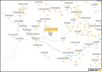 map of Kurina