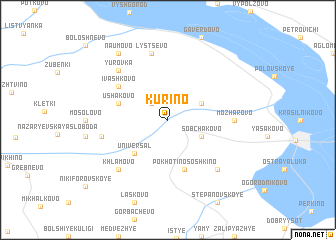 map of Kurino