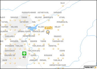 map of Kuri