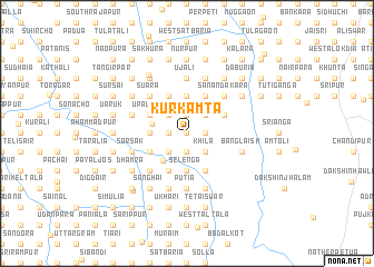 map of Kurkāmta