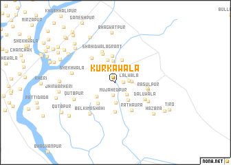 map of Kurkawāla