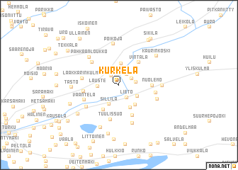 map of Kurkela