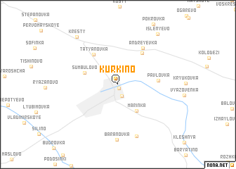 map of Kurkino