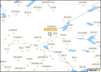 map of Kurkis