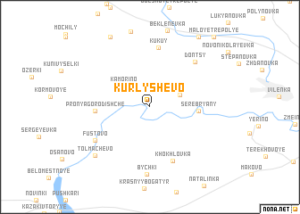 map of Kurlyshevo