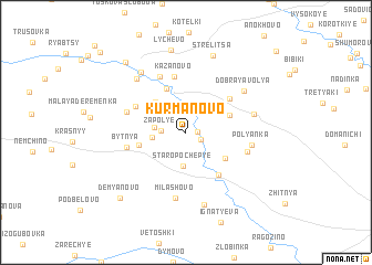 map of Kurmanovo