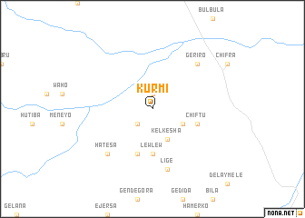 map of Kʼurmī