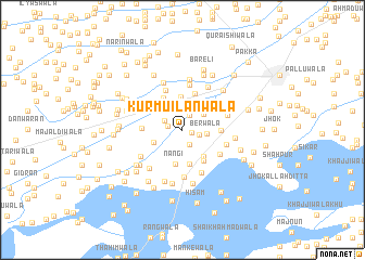 map of Kur Muilānwāla