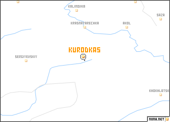 map of Kurodkas