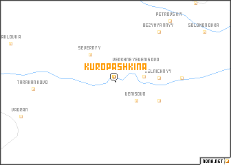 map of Kuropashkina