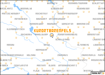 map of Kurort Bärenfels