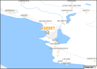 map of Kurort