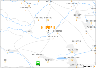 map of Kurosu