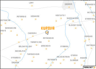 map of Kurova